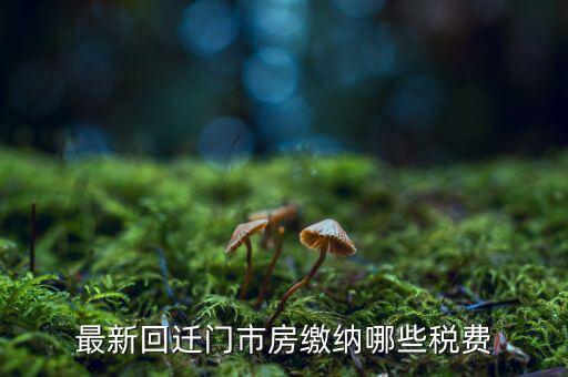 回遷房都繳納什么稅，買二手回遷房需要交哪些稅費(fèi)