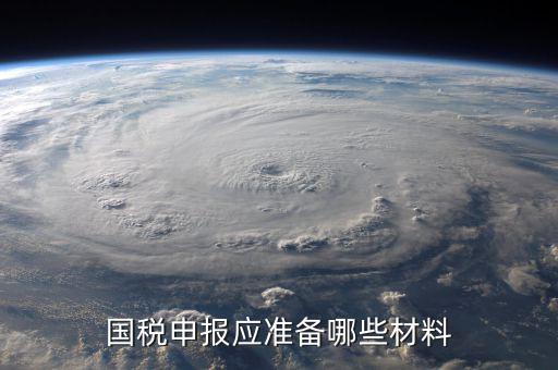 國稅報稅帶什么，國稅申報應(yīng)準(zhǔn)備哪些材料
