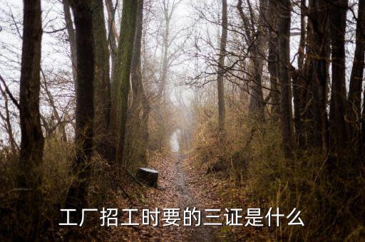 個人三證是什么意思，三證都是什么證