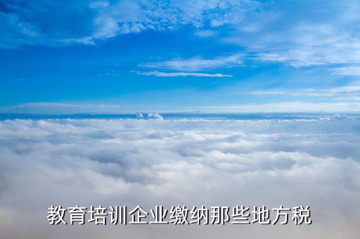 培訓(xùn)機(jī)構(gòu)應(yīng)交什么稅，民辦非企業(yè)培訓(xùn)類(lèi)學(xué)校應(yīng)交什么稅 請(qǐng)教指點(diǎn)
