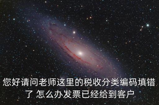 稅收分類編碼錯誤的是什么，汽車導(dǎo)航儀稅收分類編碼是什么