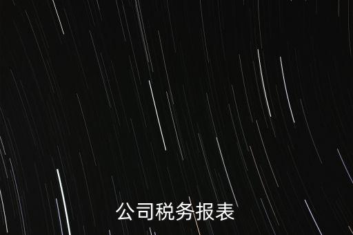 公司稅務填報什么意思，填完公司稅務登記表后 說下個月申報 申報是啥意思