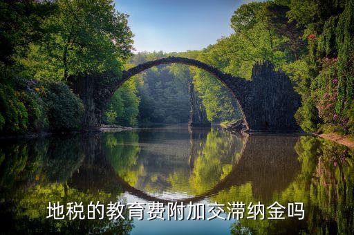 教育費附加為什么不用交滯納金，地稅的教育費附加交滯納金嗎