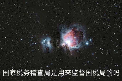 稽查部門什么意思，國稅局一二稽查大隊是何意思