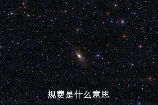 地稅規(guī)費(fèi)科是什么意思，規(guī)費(fèi)是什么意思