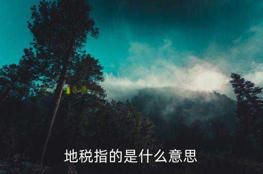 地稅局什么意思，全區(qū)地稅系統(tǒng)盟市以下地稅局是什么意思啊
