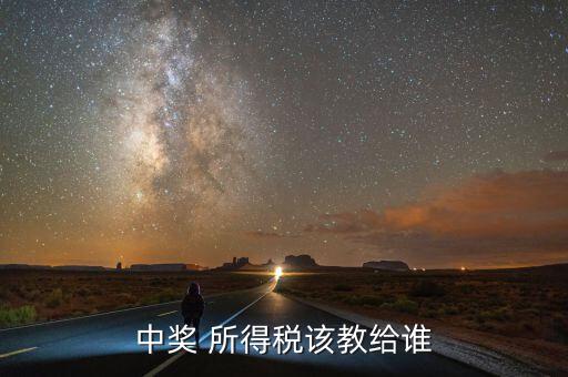 獎金交稅交給什么部門，個人偶然所得稅稅金上交到哪兒抽獎方收取嗎