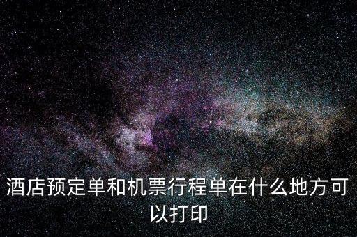 什么店可以打電子行程單，阿里旅行南航旗艦店買的可以在機(jī)場打印行程單嗎