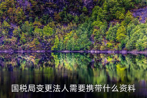 稅務(wù)變更法人需要什么資料，國(guó)稅局變更法人需要攜帶什么資料