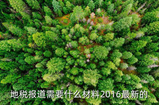 地稅報(bào)道需要什么，地稅報(bào)稅需要什么資料