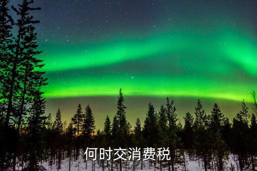 什么時候用消費(fèi)稅，稅務(wù)知識收到預(yù)付款后何時繳納消費(fèi)稅