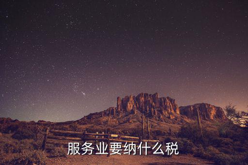 服務(wù)業(yè)開票都繳什么稅，服務(wù)業(yè)應(yīng)繳那些稅