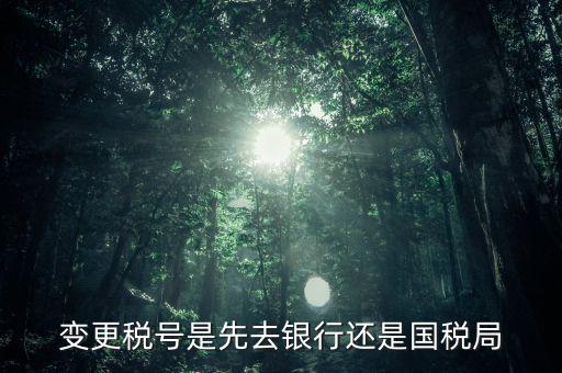 變更稅號屬于什么業(yè)務，公司變更稅號都要什么東西