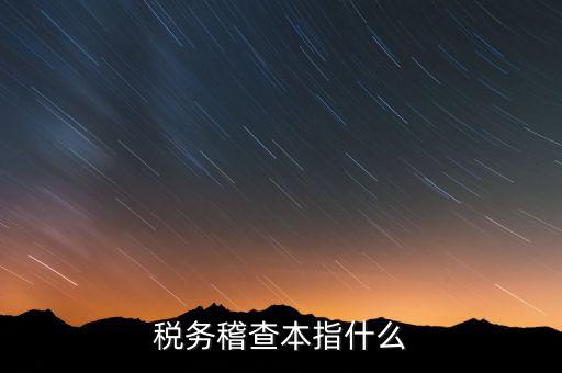 什么是稅務(wù)稽查協(xié)查，稅務(wù)稽查本指什么