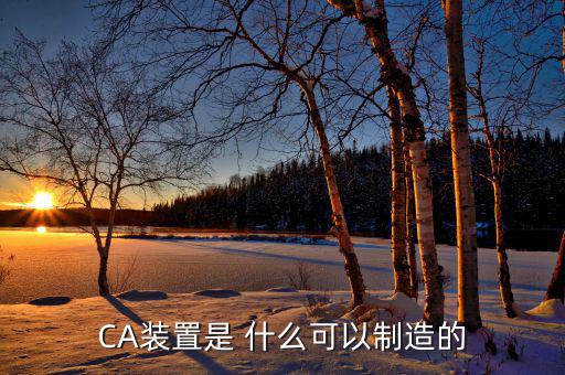 ca棒是什么，CA是什么