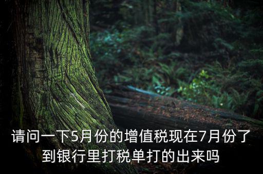 提交了增值稅要什么時(shí)候拿稅單，交稅后什么時(shí)候才能拿到稅單