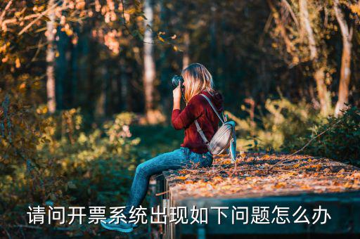 以前是開(kāi)票系統(tǒng)是什么問(wèn)題，請(qǐng)問(wèn)開(kāi)票系統(tǒng)出現(xiàn)如下問(wèn)題怎么辦