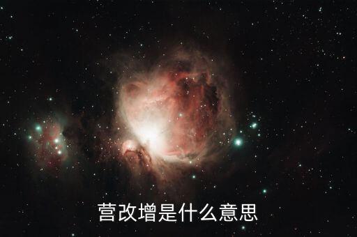 贏改增什么意思，營改增的意思