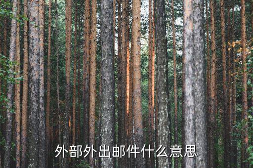 網(wǎng)上外出什么意思，外部外出郵件什么意思