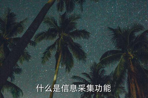 涉稅專業(yè)服務員信息采集是什么，什么是信息采集功能