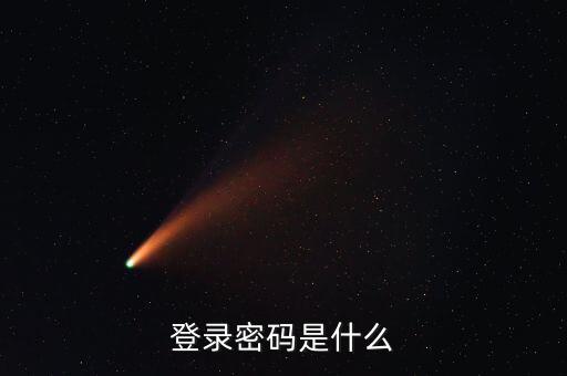 稅收調(diào)查的登錄密碼是什么，登錄密碼是什么