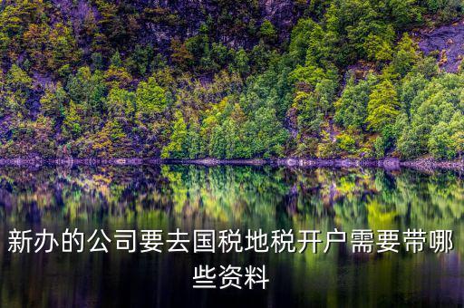 銀川地稅新開戶需要準備什么，辦地稅需要什么東西