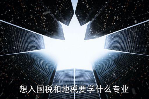 國地稅窗口人員學(xué)習(xí)什么，想入國稅和地稅要學(xué)什么專業(yè)