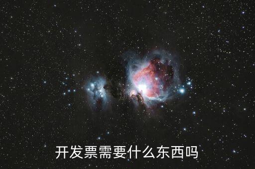 個人發(fā)票需要有什么，開發(fā)票需要什么東西嗎