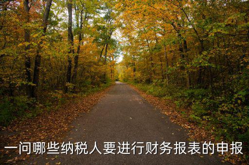 什么單位需要委托代征申報(bào)表，一問哪些納稅人要進(jìn)行財(cái)務(wù)報(bào)表的申報(bào)