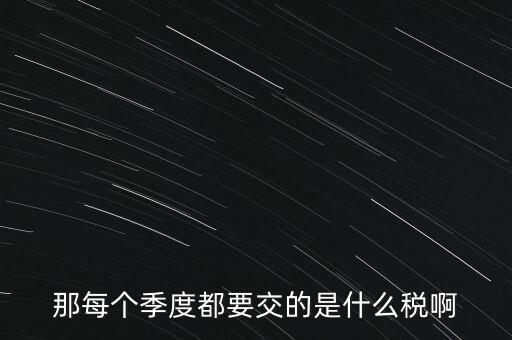 季度報(bào)什么稅，一般納稅人商業(yè)企業(yè)查賬征收月度季度分別要申報(bào)哪些稅種