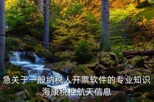 急關(guān)于一般納稅人開(kāi)票軟件的專(zhuān)業(yè)知識(shí)?？刀惪睾教煨畔? class=
