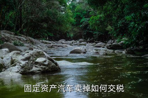 出售固定資產(chǎn)汽車如何納稅，企業(yè)出售已記入固定資產(chǎn)的汽車該交哪種稅