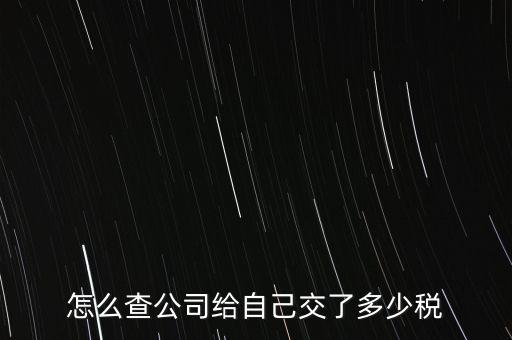 如何查公司的繳稅，現(xiàn)在查公司是否交納稅怎樣查
