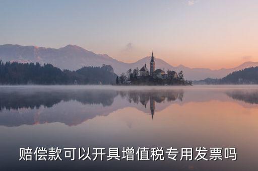 收客戶(hù)賠償金如何開(kāi)票，賠償款可以開(kāi)具增值稅專(zhuān)用發(fā)票嗎