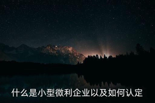 如何申請(qǐng)小微企業(yè)認(rèn)證，怎么申請(qǐng)辦理小微企業(yè)