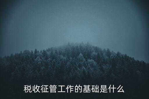 國(guó)稅如何夯實(shí)征管基礎(chǔ)，稅收征管工作的基礎(chǔ)是什么