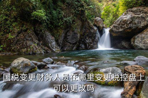 江西國(guó)稅局網(wǎng)上如何更改辦稅員，國(guó)稅變更財(cái)務(wù)人員在哪里變更稅控盤上可以更改嗎