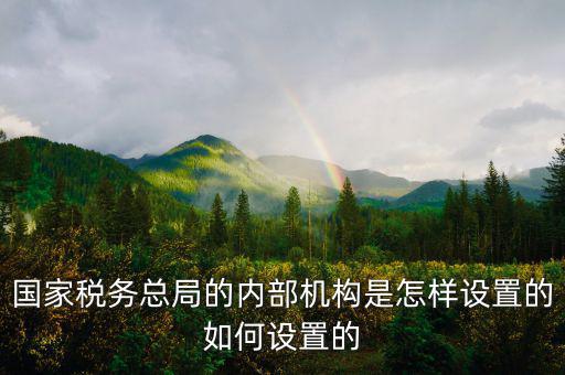 市稅務(wù)局如何設(shè)立區(qū)稅務(wù)機(jī)構(gòu)，稅務(wù)部門的部門設(shè)置