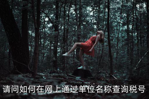 如何通過公司名稱查稅號，知道公司名字怎么查稅號嗎