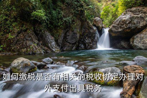 如何查詢是否有稅收協(xié)定，如何繳稅是否有相關(guān)的稅收協(xié)定辦理對(duì)外支付出具稅務(wù)