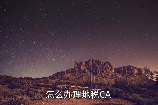 地稅ca如何領取，南京地稅CA證書領取
