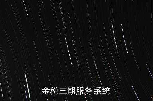 如何編制金稅三期系統(tǒng)查詢手冊，金稅三期服務系統(tǒng)