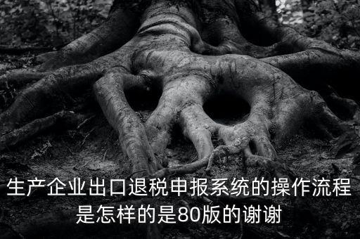 如何出口退稅系統(tǒng)，出口退稅需要什么資料