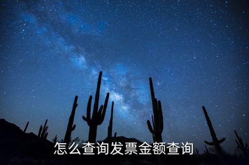 如何查詢發(fā)票額度嗎，怎么查詢發(fā)票金額查詢