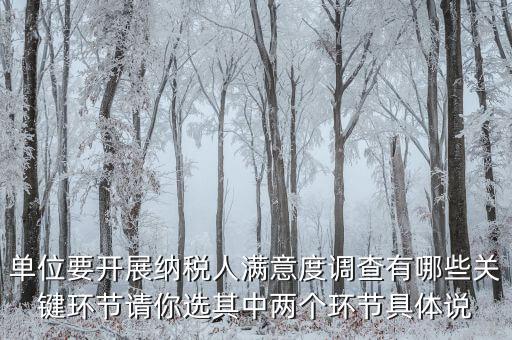 如何開展走訪提升納稅人滿意度，怎么提高納稅人滿意度