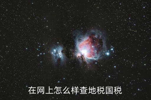如何查國(guó)地稅是否正常，在網(wǎng)上怎么樣查地稅國(guó)稅