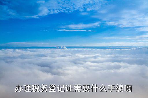 稅務(wù)行政許可證要如何辦理，辦理稅務(wù)登記證需要什么手續(xù)啊