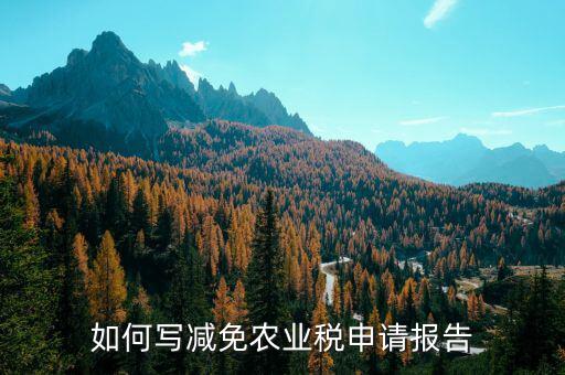 如何開展稅務青年活動，如何寫減免農業(yè)稅申請報告