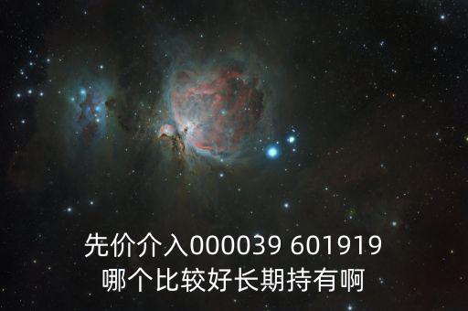 化妝品什么股長期持有，先價介入000039 601919哪個比較好長期持有啊