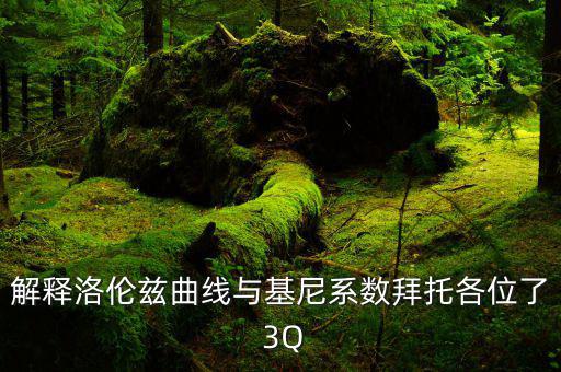 基尼系數是什么意思，什么是基尼基尼
